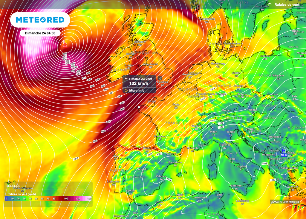 Des vents forts à tempétueux attendus sur une partie des côtes françaises !