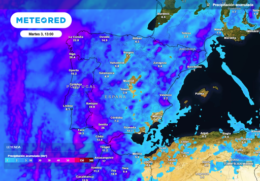La dana que se aproxima dejar&aacute; lluvias en Espa&ntilde;a del 2 al 5 de marzo