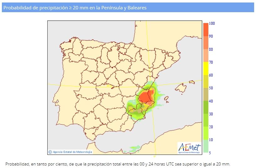 La Dana Y Primeras Precipitaciones Significativas A 28 De Enero De 2018