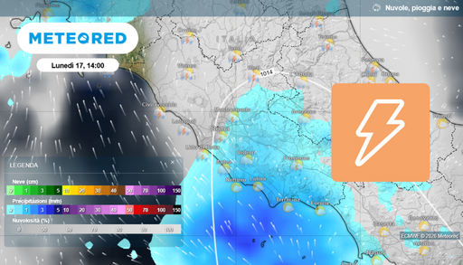 La data della rinfrescata a Roma: temperature in calo di oltre 8 &deg;C secondo il modello europeo e forti temporali