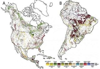 La degradación ambiental en la Tierra en un mapa