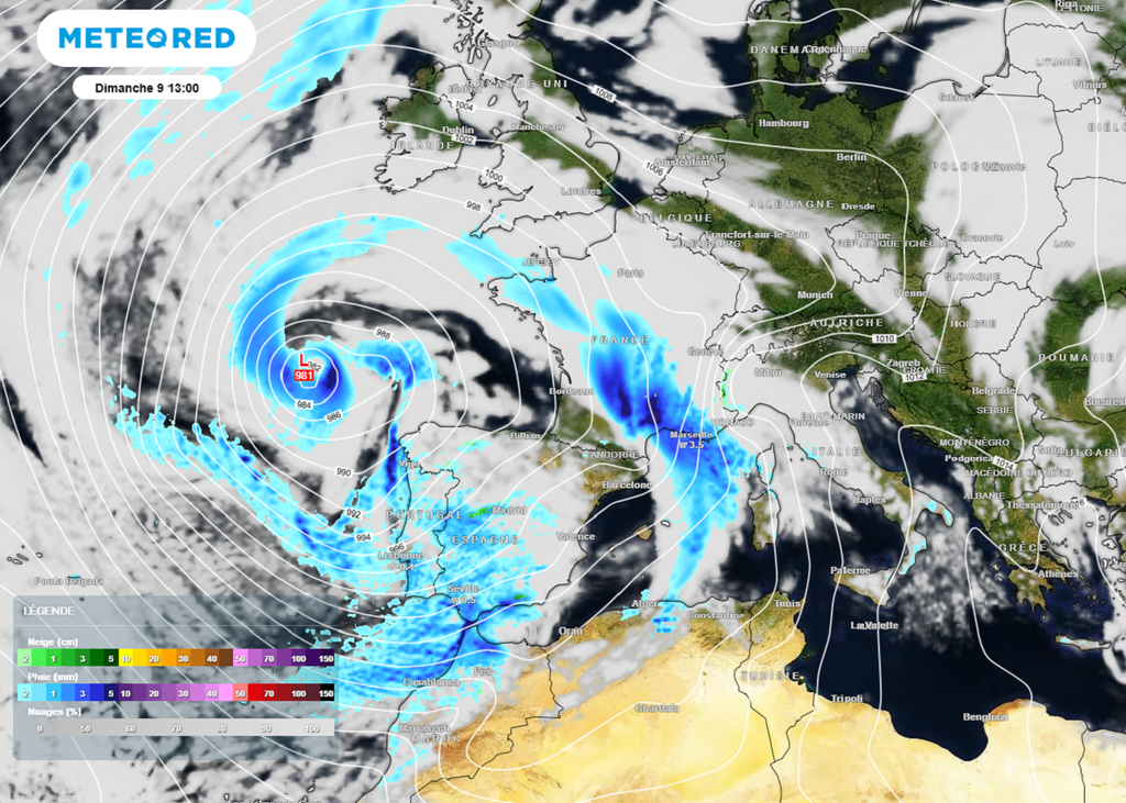 Les conditions météo se dégraderont en liaison avec la dépression présente dans le golfe de Gascogne. Les conditions météo se dégraderont en liaison avec la dépression présente dans le golfe de Gascogne.
