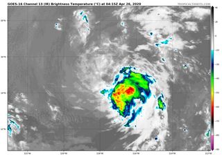 La depresión tropical 1-E la más temprana del Pacífico Oriental