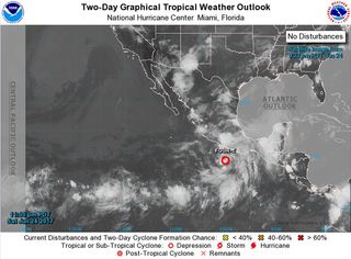 La depresión tropical 4-E se formó en la costa pacífica de México