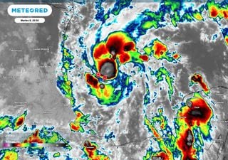 Depresi&oacute;n tropical 9: se ubica frente a costas de Veracruz y origina aguaceros en el Oriente, Sur y Sureste de M&eacute;xico