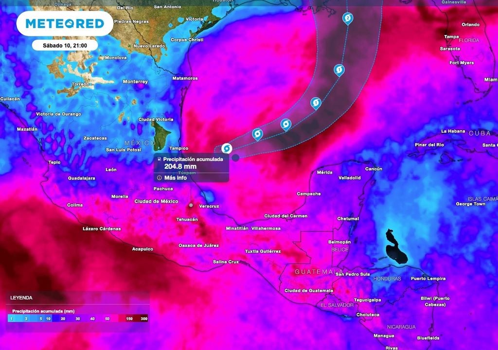Los acumulados de lluvias más importantes serán al Oriente, Sur y Sureste de México. Los acumulados de lluvias más importantes serán al Oriente, Sur y Sureste de México.