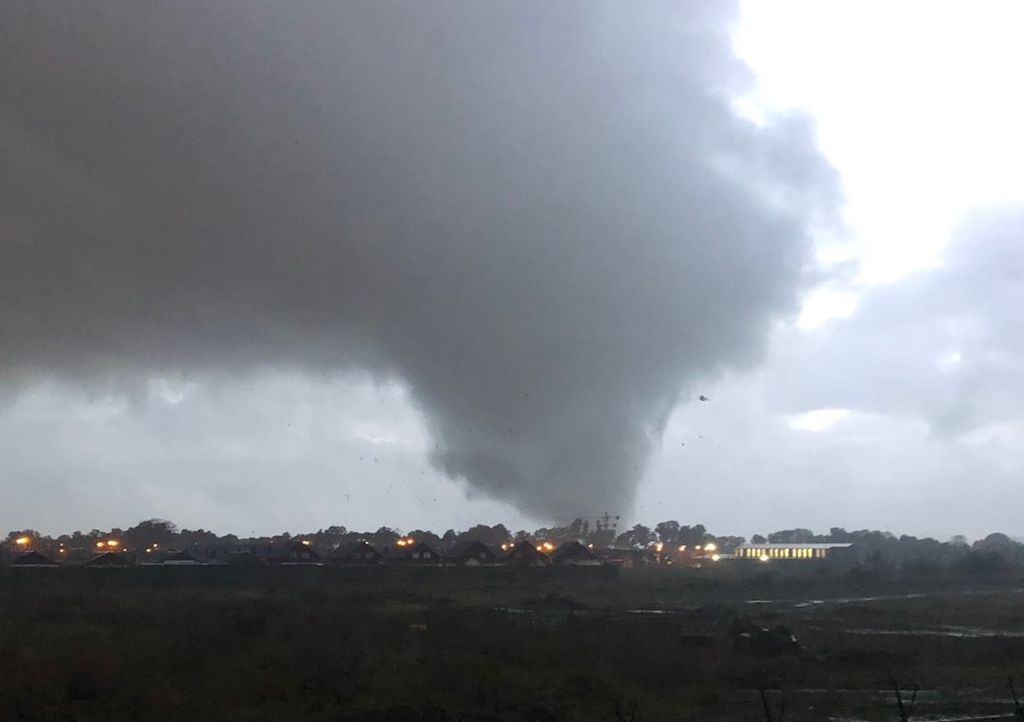Tornado en Los Ángeles. 30 de Mayo de 2019. Chile.