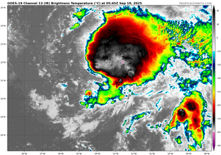 La desesperada lucha de la tormenta tropical Gabrielle para ser huracán en su camino hacia las costas europeas