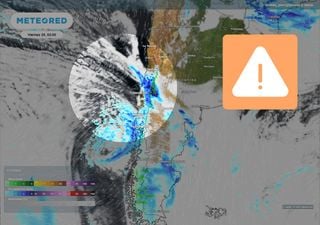 Río atmosférico activa lluvias y viento en Chile: alerta por rachas de hasta 70 km/h en zona central