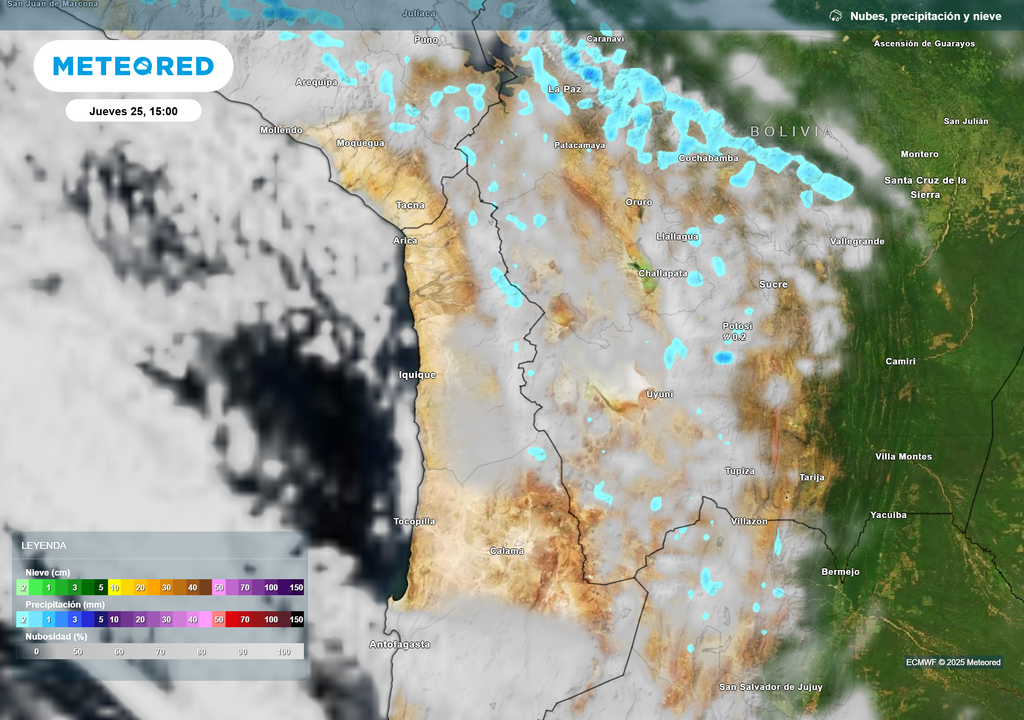 mapa de lluvia y nieve. mapa de lluvia y nieve.
