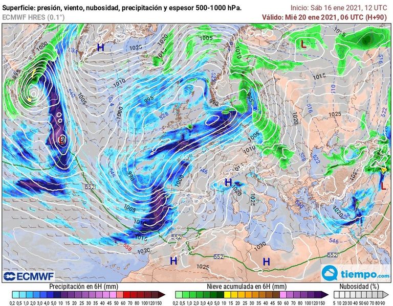 Mapa de predicción Mapa de predicción
