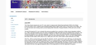La enciclopedia de modelos numéricos de predicción: actualizada