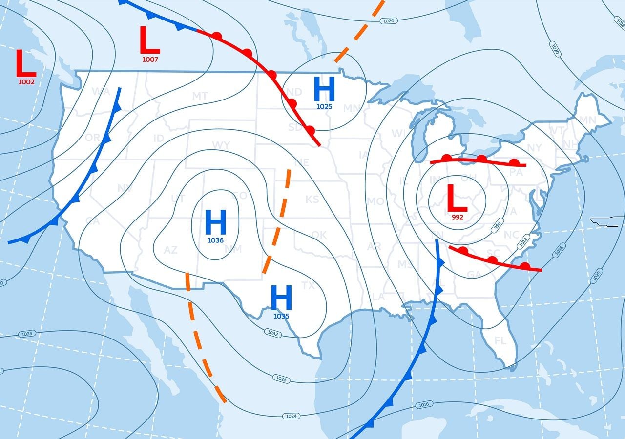 Los frentes fríos son los sistemas invernales más conocidos en todo el mundo y, en México, se tiene un concepto erróneo de sus efectos, ya que sólo produce nubes y/o lluvia.