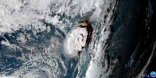 La erupción de Tonga arrojó una gran cantidad de agua a la estratosfera