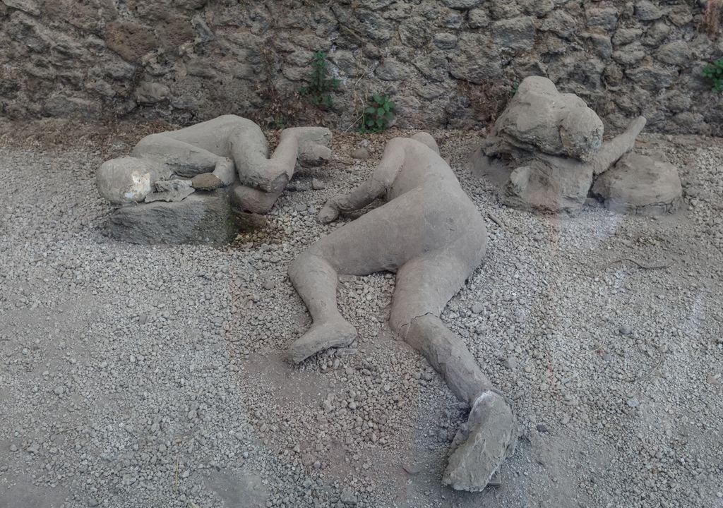 mortes, Pompeia, Vesuvio