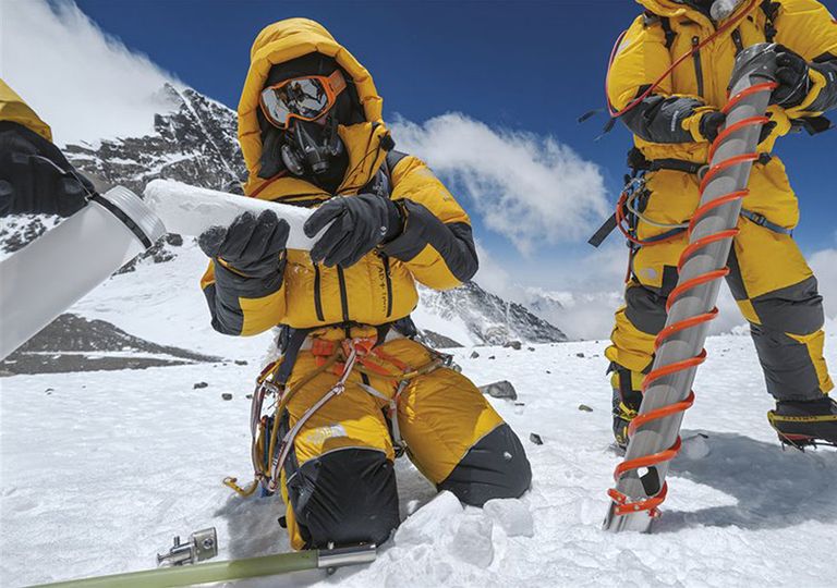 climatologistas no Everest climatologistas no Everest