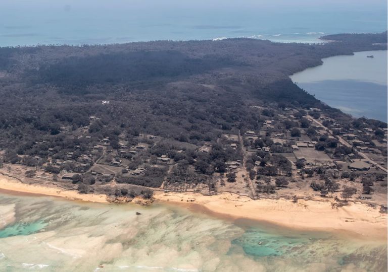 La explosión del volcán en Tonga liberó 10 megatones de energía La explosión del volcán en Tonga liberó 10 megatones de energía