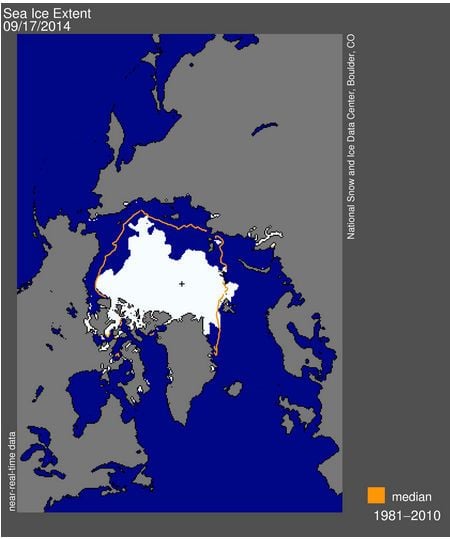 La Extensión Del Hielo Marino En El ártico Es Una De Las Más Bajas Jamás Registradas