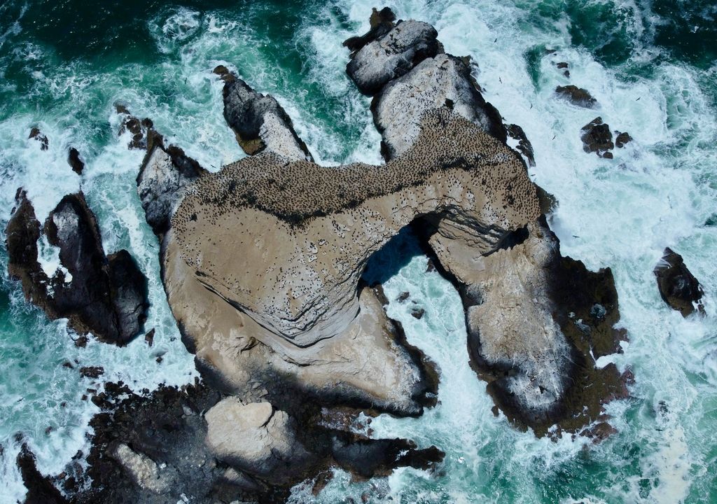 Vista aérea de La Portada.