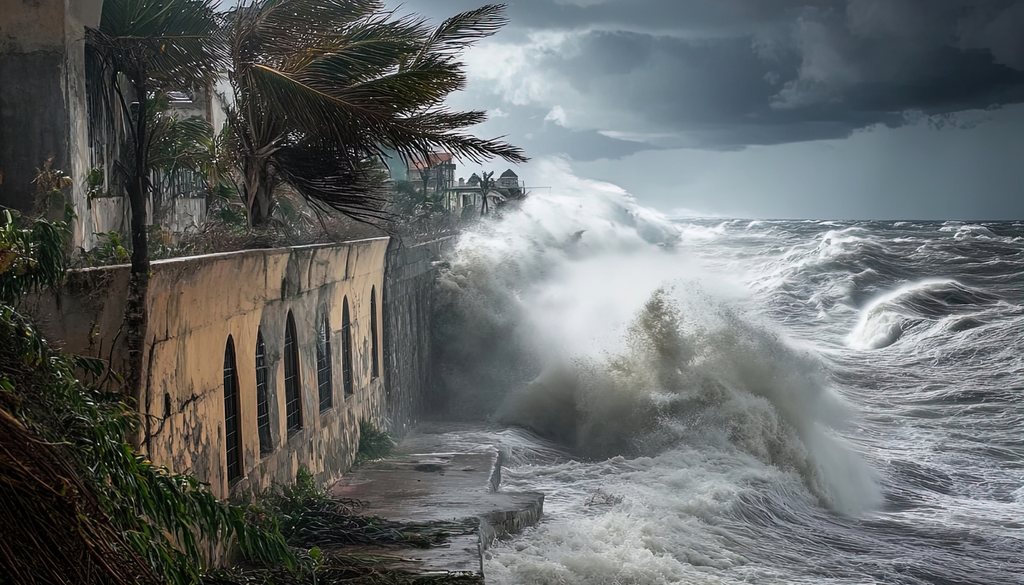 Las mareas o marejadas de tormenta están asociadas a sistemas meteorológicos intensos, como los ciclones tropicales.
