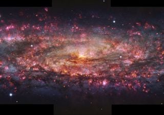 La galaxia del Escultor, la brillante espiral cercana que puede verse en el cielo nocturno desde la Tierra