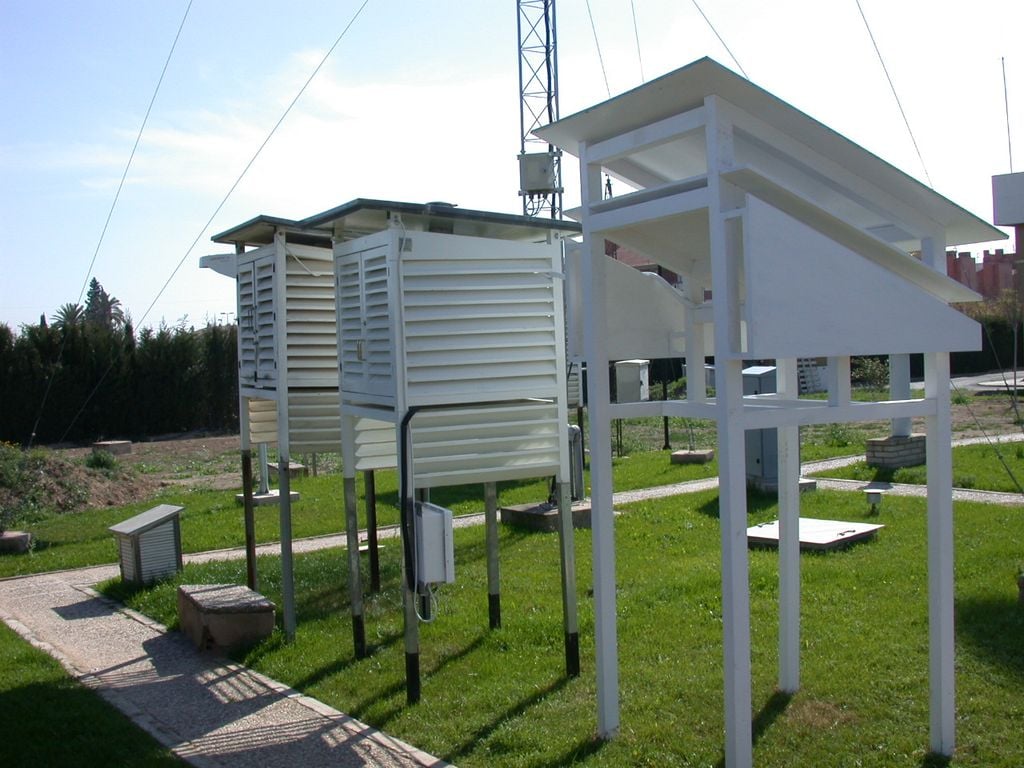abrigo Stevenson Montsouri temperatura garita abrigo Stevenson Montsouri temperatura garita