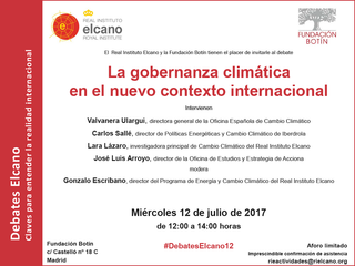 La gobernanza climática en el nuevo contexto internacional