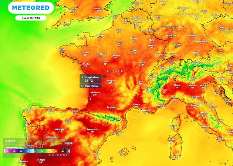 La goutte froide s'&eacute;loigne, un week-end de la Pentec&ocirc;te estival&nbsp;en France avec jusqu'&agrave; 35&deg;C attendus