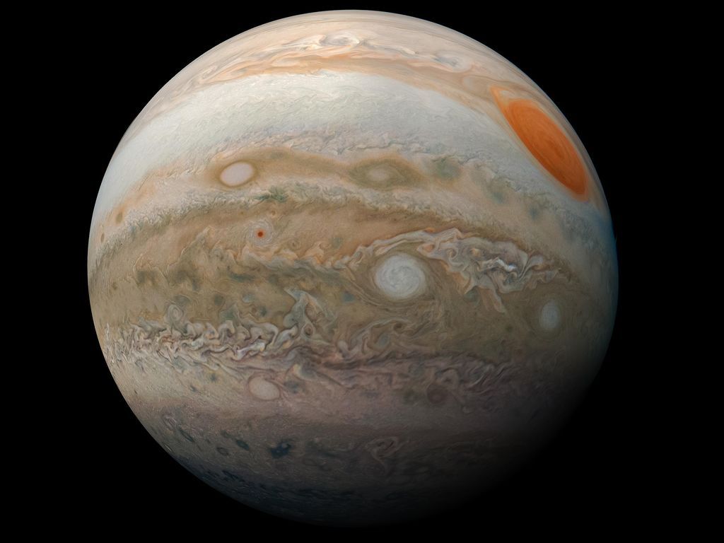 Jupiter Gran mancha auroras nasa telescopio