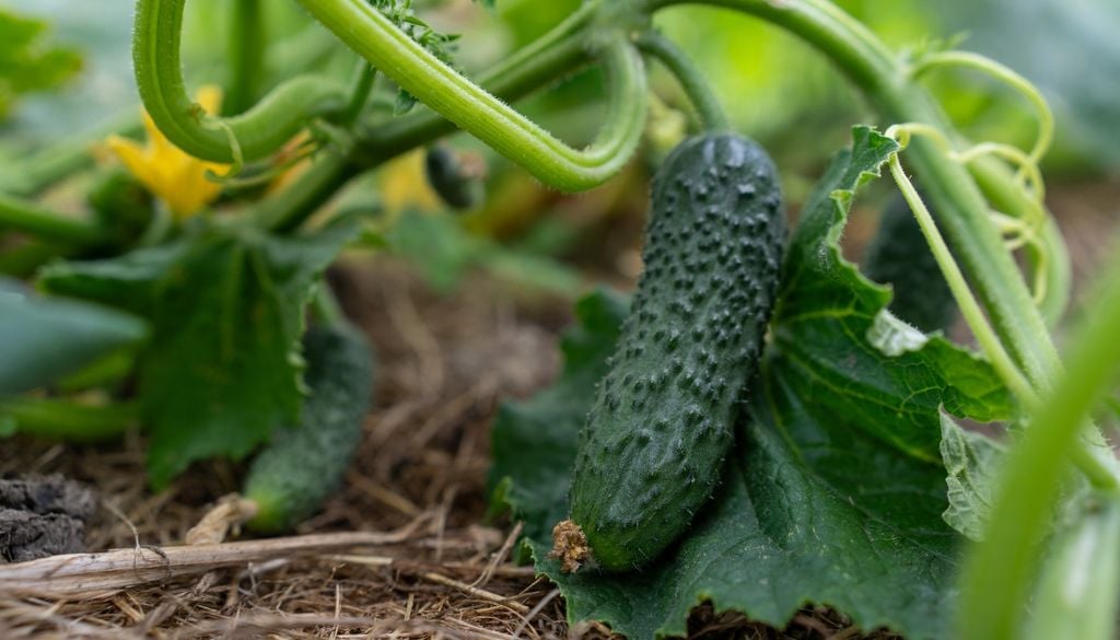 plantas El secreto para pepinos dulces y crocantes es un riego regular sin encharcar la tierra.