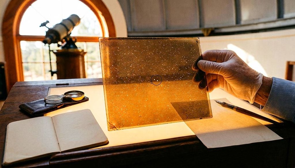 Clyde Tombaugh descubrió Plutón en 1930 mientras buscaba el hipotético Planeta X en las placas fotográficas del Observatorio Lowell, en Arizona.