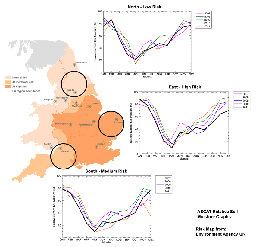 Análisis de cómo se está comparado el pasado año respecto a los años previos sobre partes del UK Análisis de cómo se está comparado el pasado año respecto a los años previos sobre partes del Reino Unido. Crédito: IPF