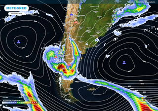 La humedad no cede en este abril: nuevas tormentas moviéndose desde Patagonia hacia el centro de Argentina