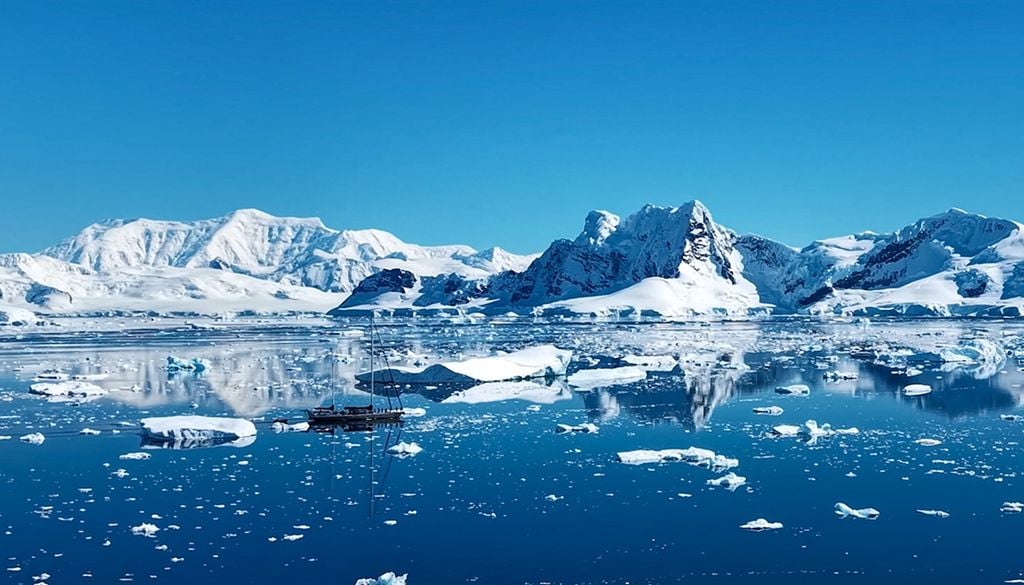 La inteligencia artificial permitió construir el primer mapa de alta resolución de icebergs varados alrededor de toda la Antártida. La inteligencia artificial permitió construir el primer mapa de alta resolución de icebergs varados alrededor de la Antártida.