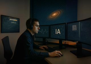 La IA sigue sorprendiendo a los astrónomos al descubrir nuevas formas de detectar ondas gravitacionales en el espacio