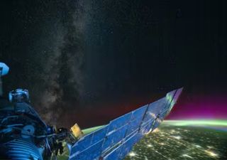 La imagen más espectacular: astronauta filma la vía láctea y auroras boreales desde la Estación Espacial Internacional