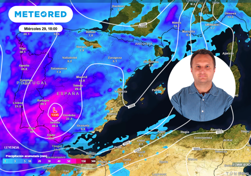 La inminente borrasca tiene matices subtropicales, avisa Samuel Biener: "riesgo de tormentas fuertes y algún tornado"