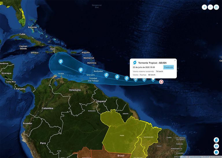 Tormenta tropical Gonzalo Tormenta tropical Gonzalo