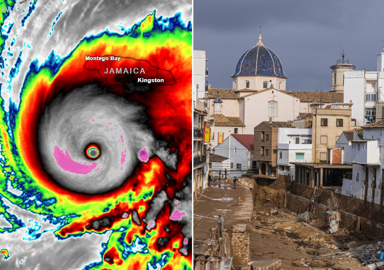 La intensidad de las lluvias del huracán Melissa posiblemente no superará la registrada en la DANA de Valencia