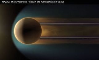 La ionosfera de Venus presenta dos misteriosos cilindros huecos