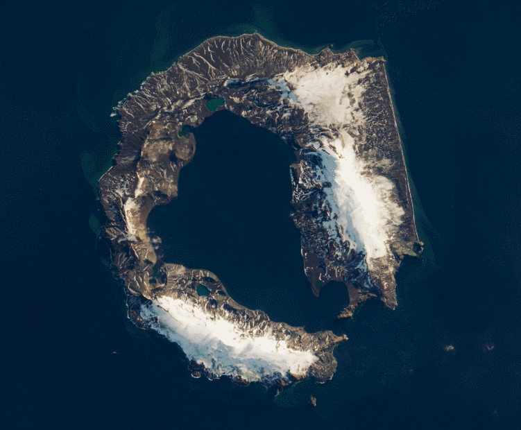 La isla en forma de herradura
