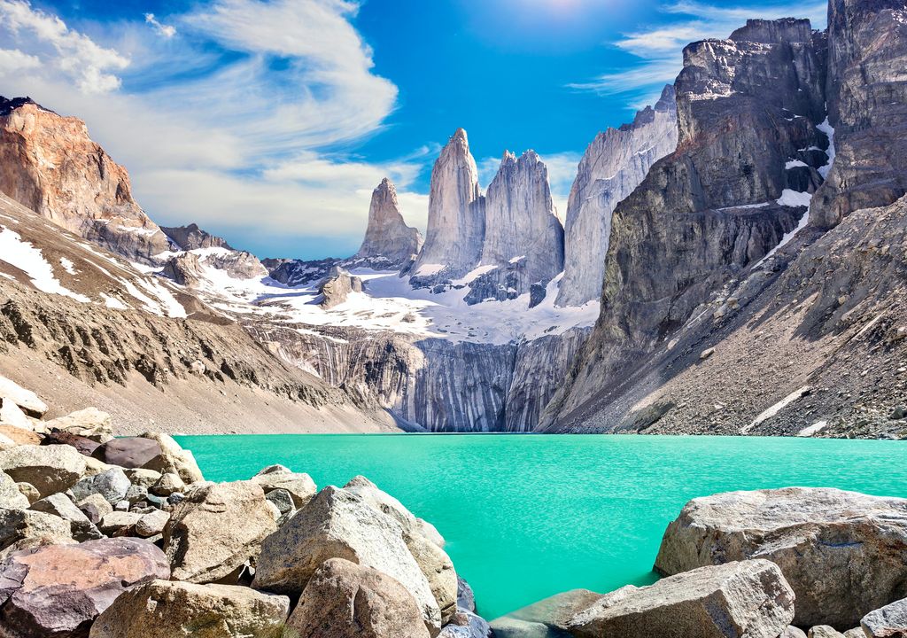 Base de las Torres del Paine, Chile. Base de las Torres del Paine, Chile.
