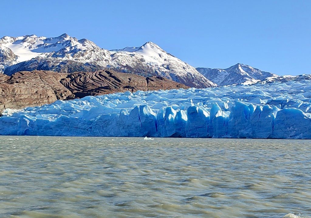 Glaciar Grey, Parque Nacional Torres del Paine. Glaciar Grey, Parque Nacional Torres del Paine.