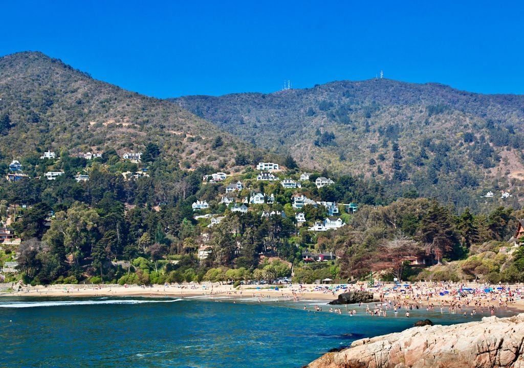 Zapallar, litoral central de Chile.