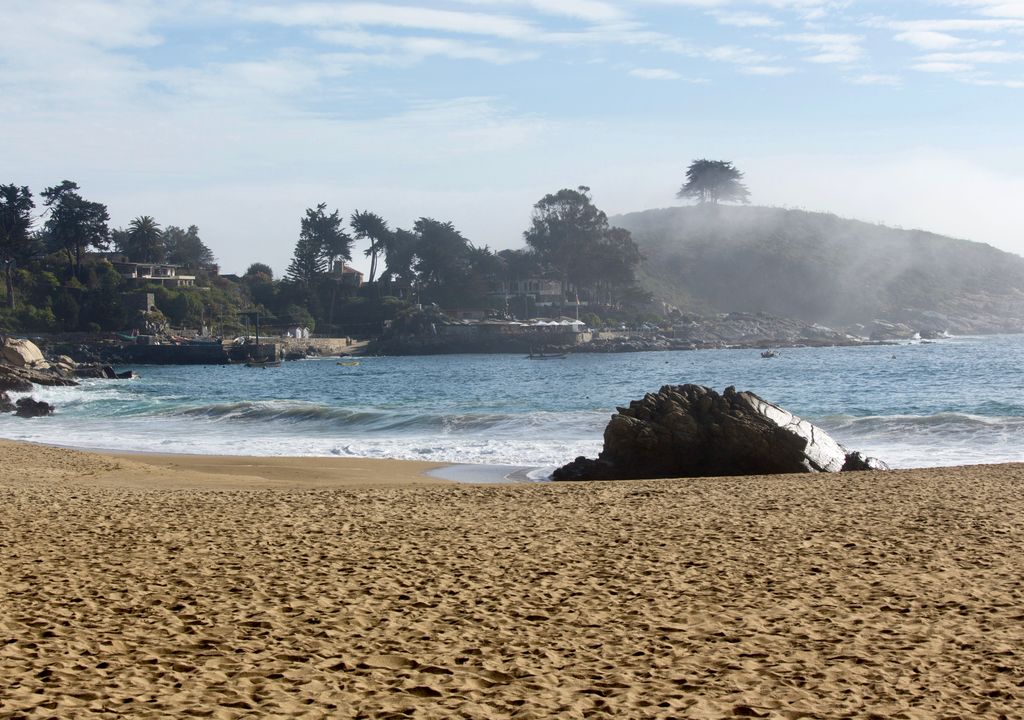 Playa de Zapallar, Chile.
