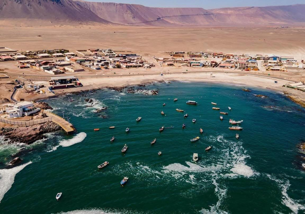 Caleta Chanavayita, norte de Chile.