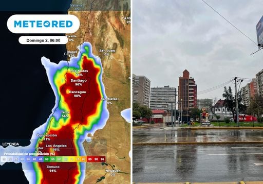 La lluvia no se va de Santiago: un nuevo frente llega el domingo, &iquest;c&oacute;mo se perfila la pr&oacute;xima semana?