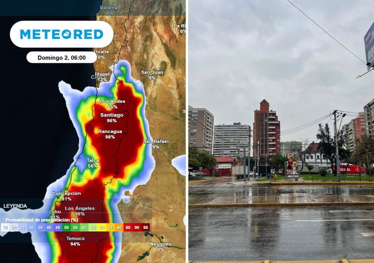 La lluvia no se va de Santiago: un nuevo frente llega el domingo, &iquest;c&oacute;mo se perfila la pr&oacute;xima semana?