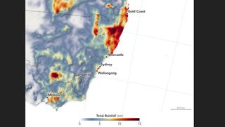 La lluvia trajo un breve alivio a Australia