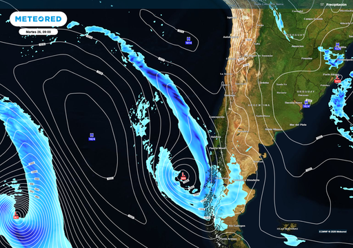 La lluvia vuelve a Chile este domingo: las precipitaciones m&aacute;s intensas llegar&aacute;n el lunes por la noche